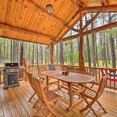 Lush Pinetop Retreat With Large Deck And Wooded Yard! Buitenkant foto