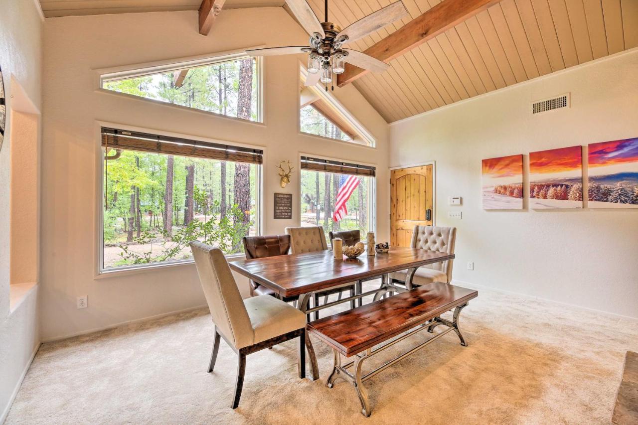 Lush Pinetop Retreat With Large Deck And Wooded Yard! Buitenkant foto