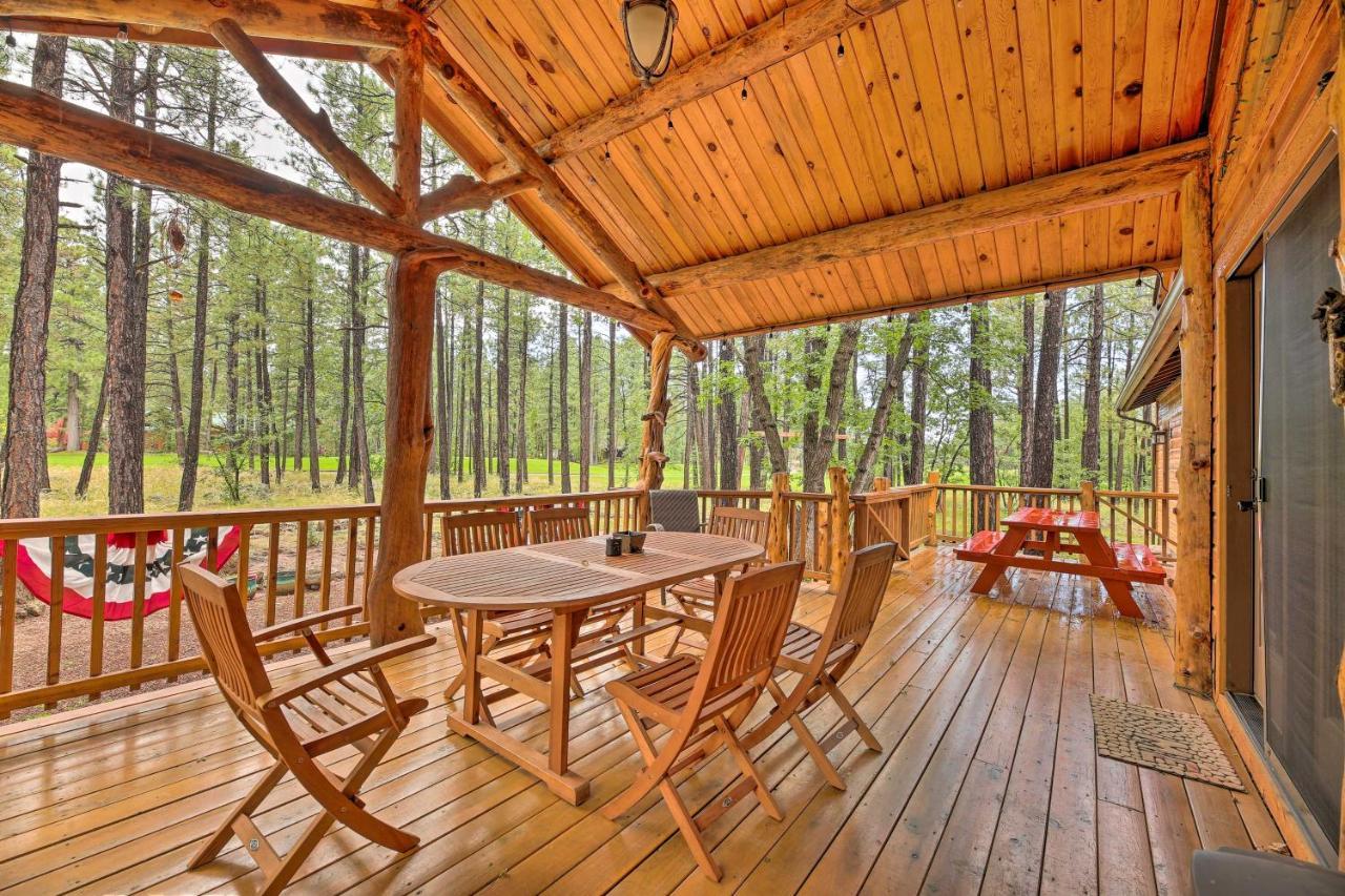 Lush Pinetop Retreat With Large Deck And Wooded Yard! Buitenkant foto